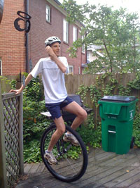 Getting the feel for my new Nightrider Pro Unicycle