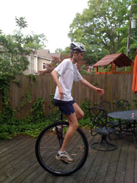 One of my first rides on my new Nightrider Pro Unicycle
